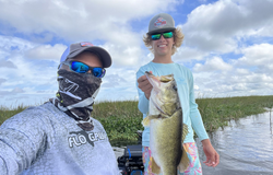 Making waves and catching Bass in Florida.
